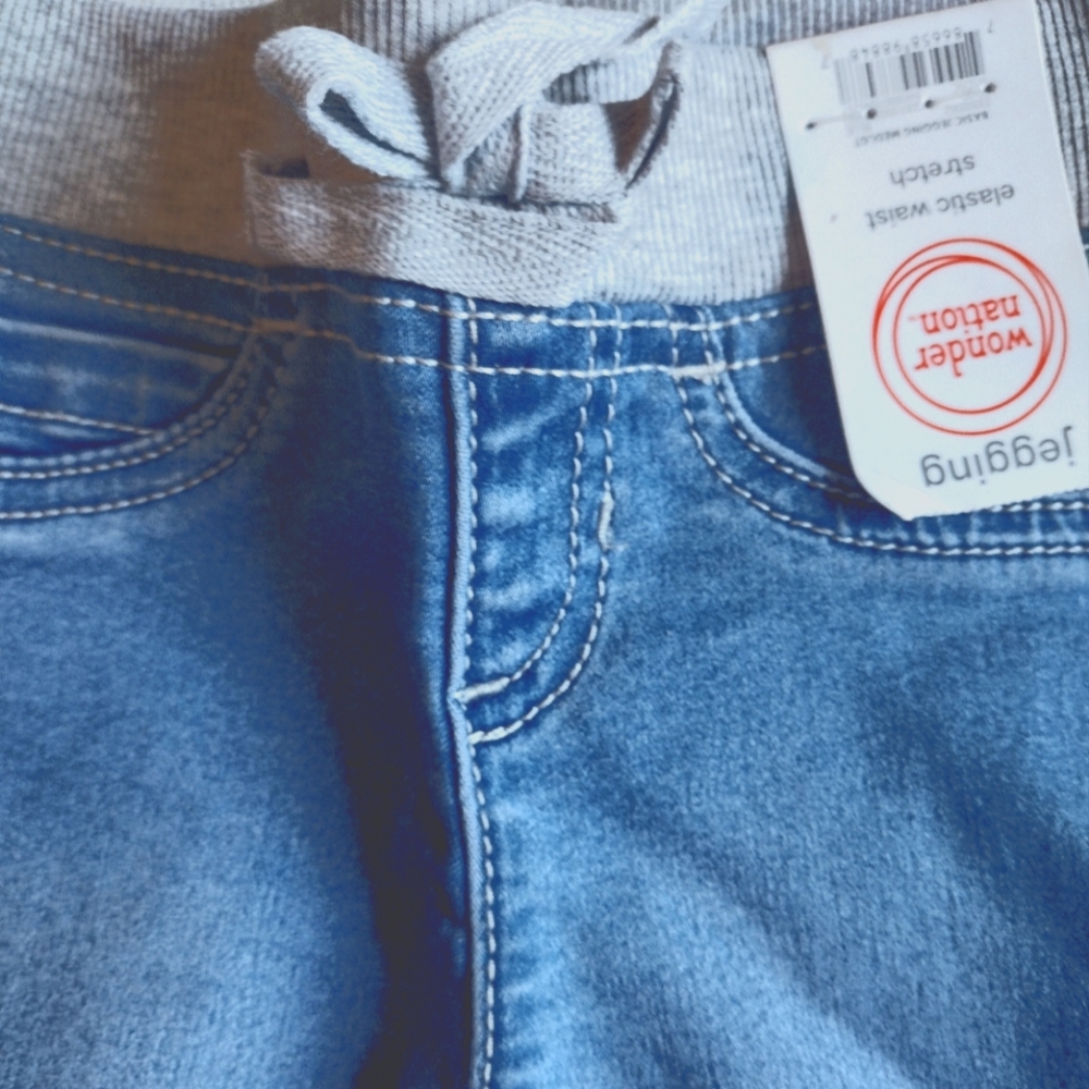 Xs toddler girl Jeggings stretch jeans 4-5 - Picture 2 of 5
